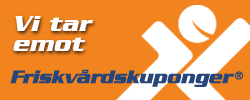 Vi tar emot friskvårdskuponger